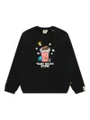 *baby Milo® Store By *a Bathing Ape® Popcorn-print Sweatshirt In Black