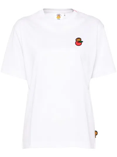 *baby Milo® Store By *a Bathing Ape® Printed T-shirt In White