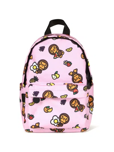 *baby Milo® Store By *a Bathing Ape® Small Baby Milo Camo Backpack In Pink