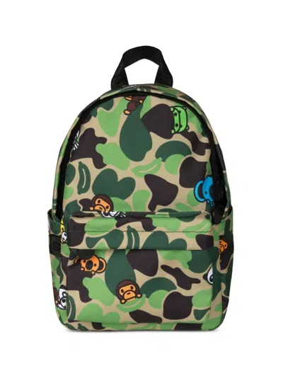 *baby Milo® Store By *a Bathing Ape® Small Baby Milo Camo-print Backpack In Green