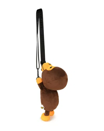 *baby Milo® Store By *a Bathing Ape® Kids' Zip-up Plush Backpack In Brown