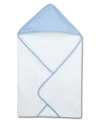 Baby Mode Signature 3 Stories Trading Striped Hooded Baby Bath Towel In Blue