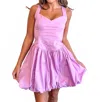 Baby Pink Lover Mini Dress In Lilac In Pink