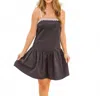 Baby Pink Melania Dress In Black
