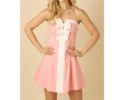 Baby Pink Melanie Dress In Pink