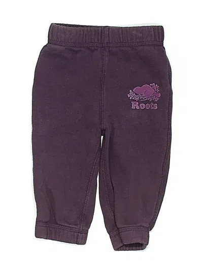 Pre-owned Baby Roots Kids' Casual Pants In Purple