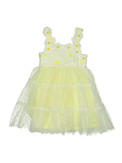 Pre-owned Baby Sara Kids' Dress In Yellow