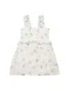 BABY SARA GIRL'S FLORAL SMOCKED TIERED DRESS