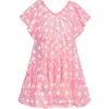 Baby Sara Kids' Sequin Flutter Sleeve Dress
