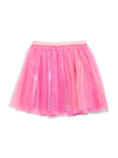 Baby Sara Kids' Little Girl's Mesh Tutu Skirt In Pink