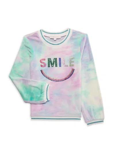 Baby Sara Babies' Little Girl's Ombre Embellished Top In Purple