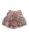 Baby Sara Little Girl's Star Mesh Tutu In Grey