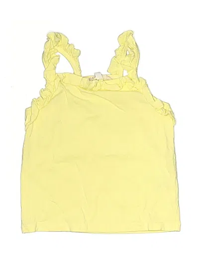Pre-owned Baby Sara Kids' Tank Top Yellow Halter Neckline Tops