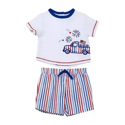 Baby Starters Baby Boys 2-pc. Short Set In Multi