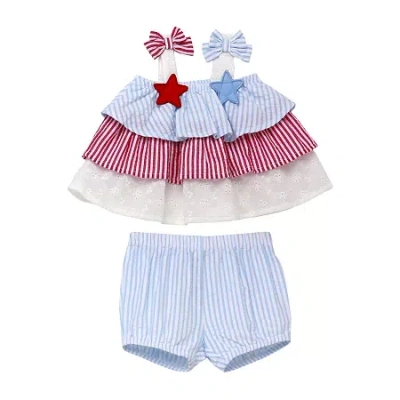 Baby Starters Baby Girls 2-pc. Short Set In Blue