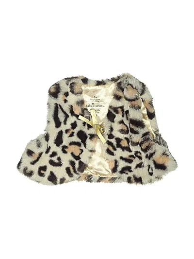 Pre-owned Baby Starters Babies' Faux Fur Vest In Gold