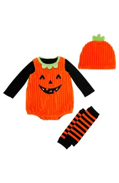Baby Starters Kids' Pumpkin 4-piece Costume Set In Orange