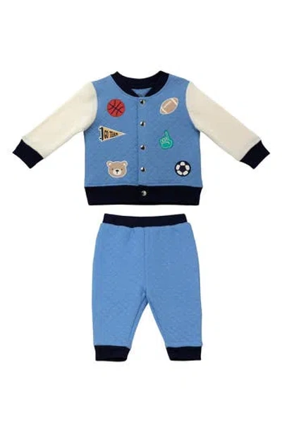 Baby Starters Kids' Varsity Jacket & Joggers Set In Blue