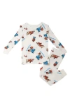 Baby Starters Little Blue Truck 2-piece Pajamas In White