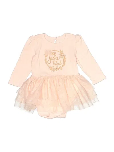 Pre-owned Baby Starters Babies' Long Sleeve Onesie In Gold