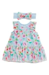 Baby Starters Mesh Dress & Headband Set