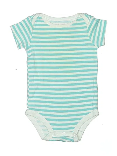 Pre-owned Baby Starters Babies' Short Sleeve Onesie In Blue
