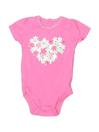 Pre-owned Baby Starters Babies' Short Sleeve Onesie In Pink
