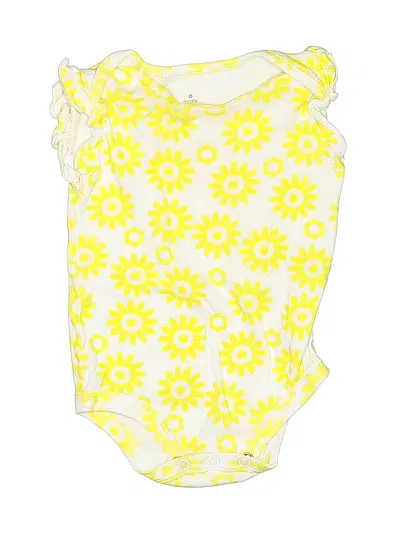 Pre-owned Baby Starters Babies' Short Sleeve Onesie In Yellow