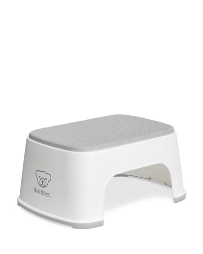 Babybjorn Step Stool In White/gray
