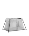 Babybjorn Travel Crib Bundle With Fitted Sheet In Silver