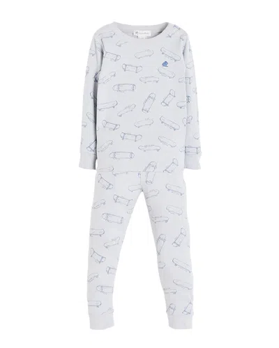 Babycottons Kids'  2pc Pajama Set In Gray