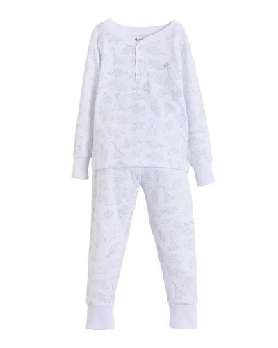 Babycottons Kids'  2pc Pajama Set In White