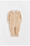 Babycottons Apolo Snowsuit For Infant In Brown