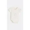 Babycottons Apple Graphic Ss Bodysuit For Infant In White