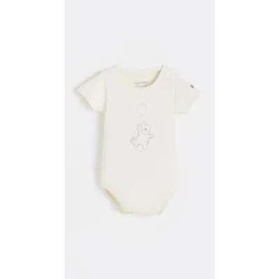 Babycottons Apple Graphic Ss Bodysuit For Infant In White
