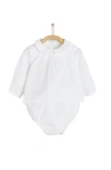 Babycottons Bauti Blouse Bodysuit In White