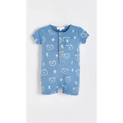 Babycottons Blue Coverall For Infant