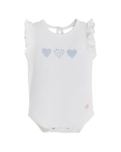 Babycottons Kids'  Bodysuit In White
