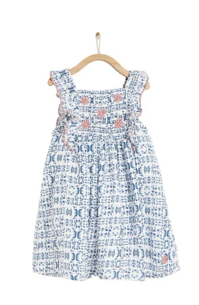 Babycottons Cala Dress In Blue