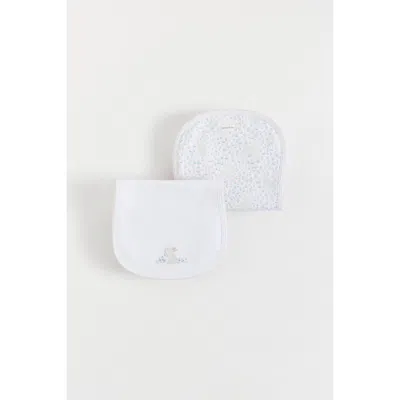 Babycottons Caramel Curve Burps 2-pack In White