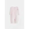 Babycottons Caramel Plush Coverall For Infant In Pink