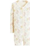 Babycottons Chloe One-piece Snug Pajamas In Multicolor