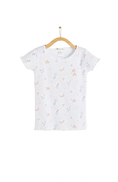 Babycottons Kids'  Delphine Short Tee & Pants Pj Set In Full Print