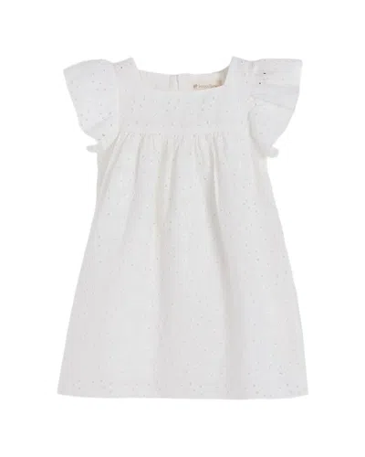 Babycottons Kids'  Dress In White