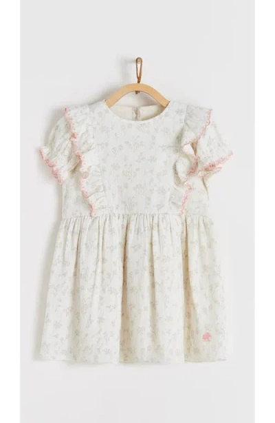 Babycottons Emily Gauze Dress For Little Kid In White