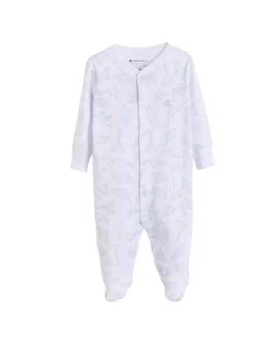 Babycottons Kids'  Footed Pajama In White