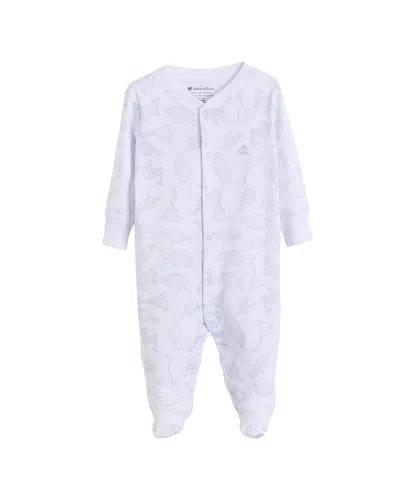 Babycottons Footed Pajama In White