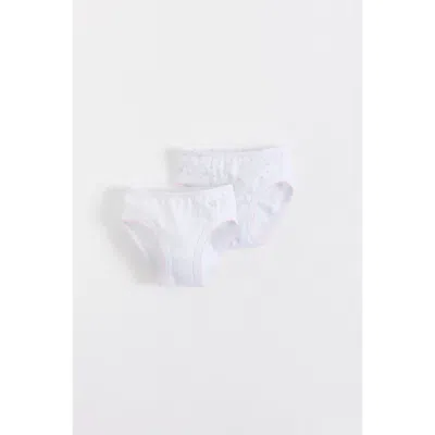 Babycottons Kids'  Galaxy Panty Set X 2 In White