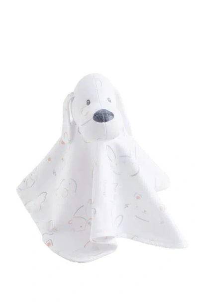 Babycottons Kids'  Grey Pascal Lovey In White