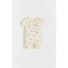 Babycottons Hearts Coverall For Infant In White
